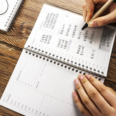 Daily Planner Schedule Work Efficiency Stationery Book