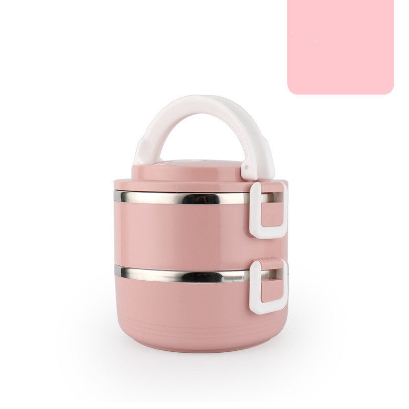Multi-layer insulated lunch box stainless steel